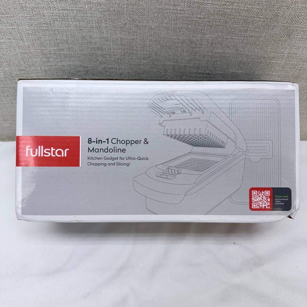 Fullstar 8-in-1 Vegetable Chopper Mandoline Slicer Dicer 8 Blades New
